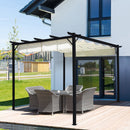 Breeins Sun Shelter Steel Pergola for Outdoors