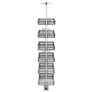 Lifeideas Tall and Narrow 6-Tier Metal Kitchen Pull-out Kitchen Cabinet Basket Shelf