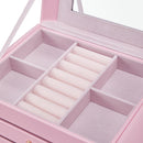 Sheonly Stylish Jewellery Box with Handle