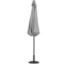 3M Large Rotating Patio Parasol for Outdoor Sunshade and Rain
