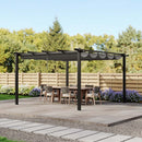 Breeins Retractable Roof Pergola With Weatherproof Canopy