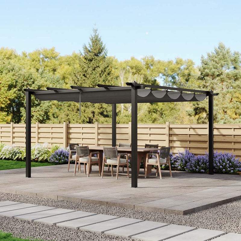 Breeins Retractable Roof Pergola with Weatherproof Canopy