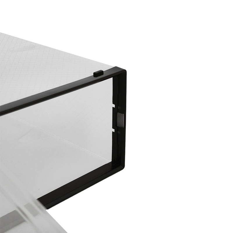 Cottonfy UK 12x Stackable Shoe Storage Box Organiser