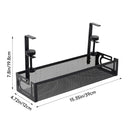 Livingandhome Desk Mounted Cable Storage Organizer