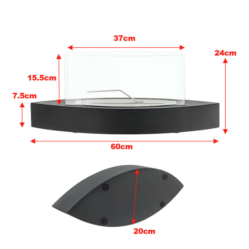 Unique Smokeless Stainless Steel Tabletop Ethanol Fireplace