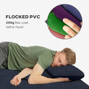Outsunny King Inflatable Mattress with Hand Pump, Pillows, 203 x 152 x 22cm