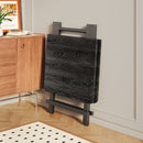 Livingandhome Folding Wooden Dining Table