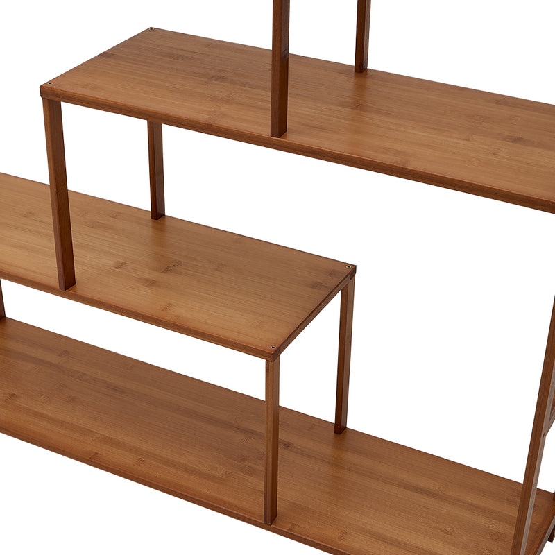 Livingandhome 7-Tier Wooden Bookcase Display Stand