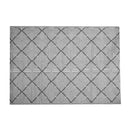 1.5m X 2.1m Alexandria Large Outdoor Alfresco Patio Rug Mat In Grey