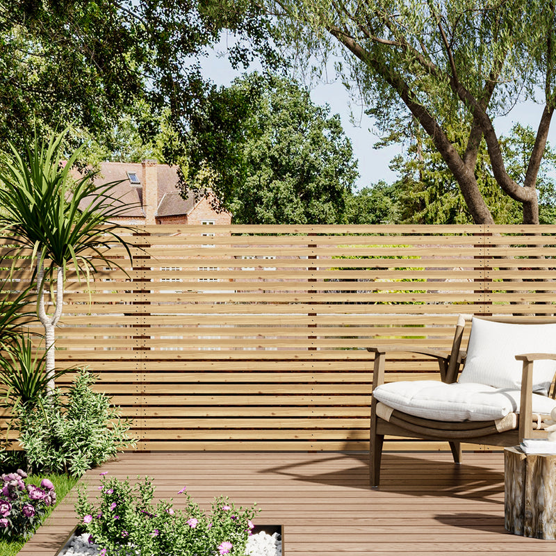 Garden Sanctuary Garden Privacy Wood Fence