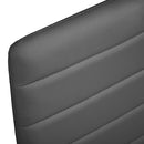 Livingandhome Set of 2 Modern Faux Leather Armless High Back Dining Chairs