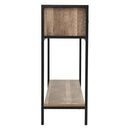 Livingandhome Rustic Console Table with Drawers