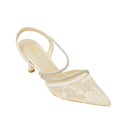 Elegant Slingback Kitten Heels