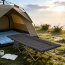 Portable Folding Camping Cot Camping bed with Headrest