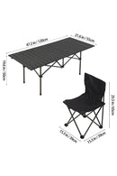 Portable Folding Camping Table With 4 Chairs