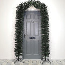 2.4m (8ft) Tall Single Door Indoor Christmas Tree Arch in Green