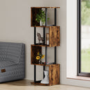 Livingandhome Contemporary S-Shaped LED Storage Shelf