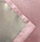 Enhanced Living Vogue Blush Pink Eyelet Thermal Noise reducing Dim Out Curtains - Pair