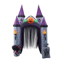 11ft Halloween Haunted House Castle Inflatable with Build-In LED