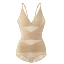 Deep V-Neck Cross Compression Shapewear