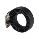 Modishion Automatic Buckle Leather Belt - Black
