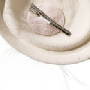 Beige Vintage Fashion Fascinator