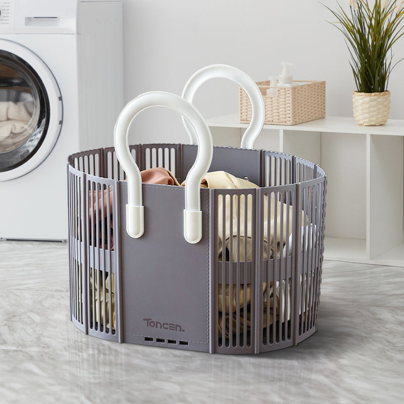 Lifeideas Foldable Plastic Laundry Basket