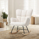 Cottonfy UK Tufted Upholstered Rocking Chair