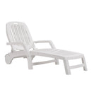 Breeins Outdoor Folding Lounge Chair Recliner With Wheels