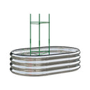Breeins Galvanized Steel Raised Garden Bed