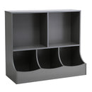 2-Tier Open Style Toys Books Storage Cabinet Organiser