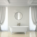 Cottonfy UK Round Bathroom Framed Mirror Wall Hanging