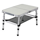 Breeins 60cm/90cm Folding Camping Table with Carrying Handle
