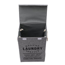 Lifeideas Foldable Home Laundry Baskets Laundry Hamper with Lid and Rope Handles