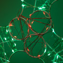 42cm x 44cm Light up Christmas Holly and Berries Dewdrop Silhouette with Twinkling LEDs