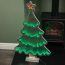90cm Light up Standing Christmas Tree with Star Infinity Decoration with LEDs