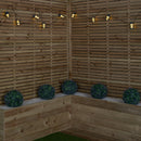 4.5m Set of 10 Connectable Urbane String Lights with Warm White LEDs