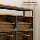 HOMCOM Shoe Cabinet with 4 Flip Drawers, Holds 12-20 Pairs