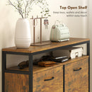 HOMCOM Shoe Cabinet with 4 Flip Drawers, Holds 12-20 Pairs