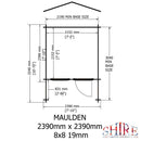 Maulden Log Cabin With Veranda