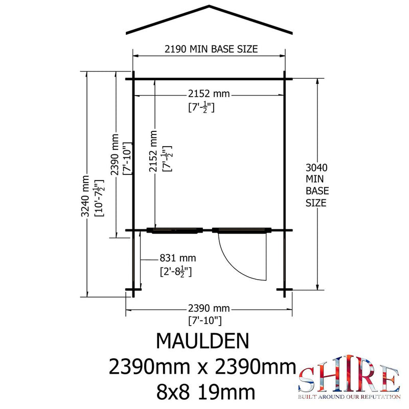 Maulden Log Cabin With Veranda