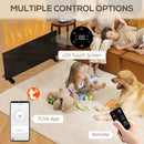 HOMCOM 2000W Electric Space Heater Radiator Wifi Smart App 24Hr 7 Day Timer