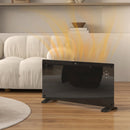 HOMCOM 2000W Electric Space Heater Radiator Wifi Smart App 24Hr 7 Day Timer