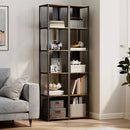 HOMCOM 5-Tier Bookshelf, Freestanding Display Storage Unit