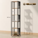 HOMCOM 5-Tier Bookshelf, Freestanding Display Storage Unit