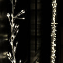 5.5m 880 LED Indoor Outdoor Christmas Door Lights in Warm White