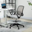 Vinsetto Draughtsman Chair Tall Office Chair with Adjustable Height