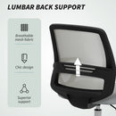 Vinsetto Draughtsman Chair Tall Office Chair with Adjustable Height