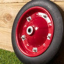 Replacement 13" X 3" Puncture Proof / Solid Wheelbarrow Wheel With Axle