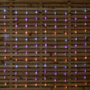 1.2m x 1.2m Light up FlexiBrights Christmas Tree Curtain Lights with 108 Rainbow LEDs